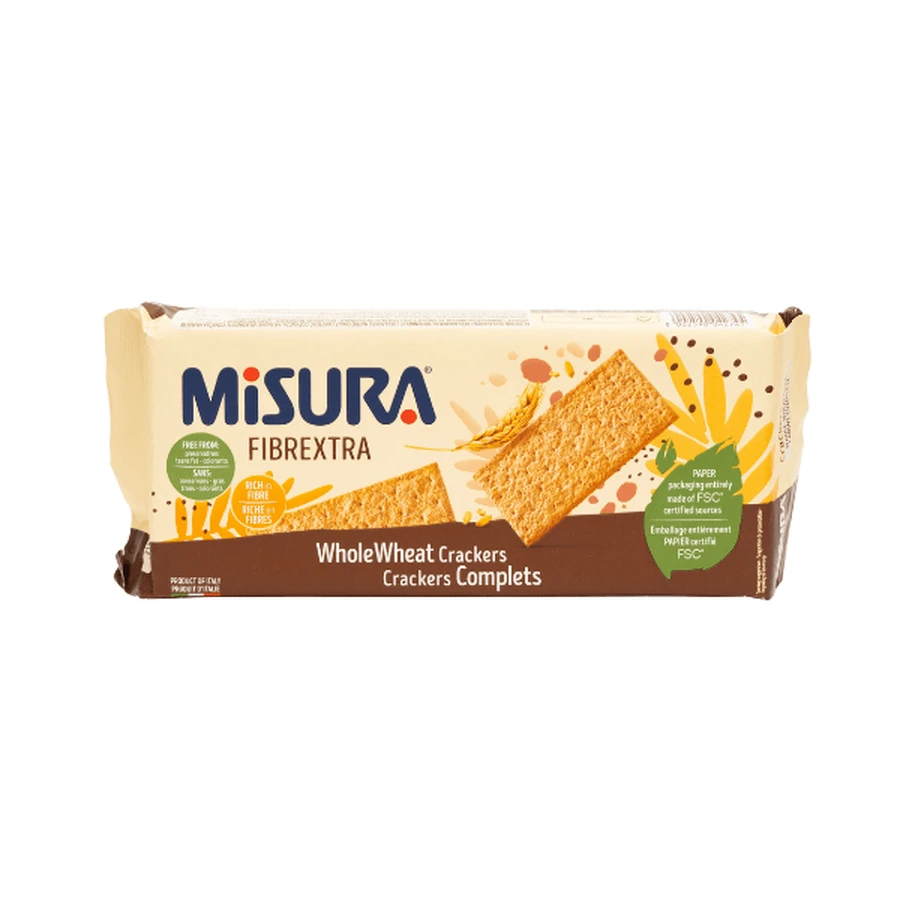 Volkoren crackers, 385 g, Maat