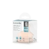 Langzaam stromende spenen voor zuigfles Zero Zero Zero, 2 stuks, Suavinex
