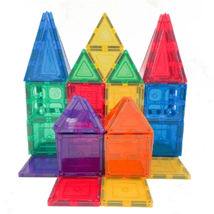 Bouwset met magnetische stukken, +3 jaar, 64 stukken, Learn & Grow
