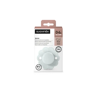 Silicone pacifier SX Pro Wonder, 0 - 6 months, Blue, 1 piece, Suavinex
