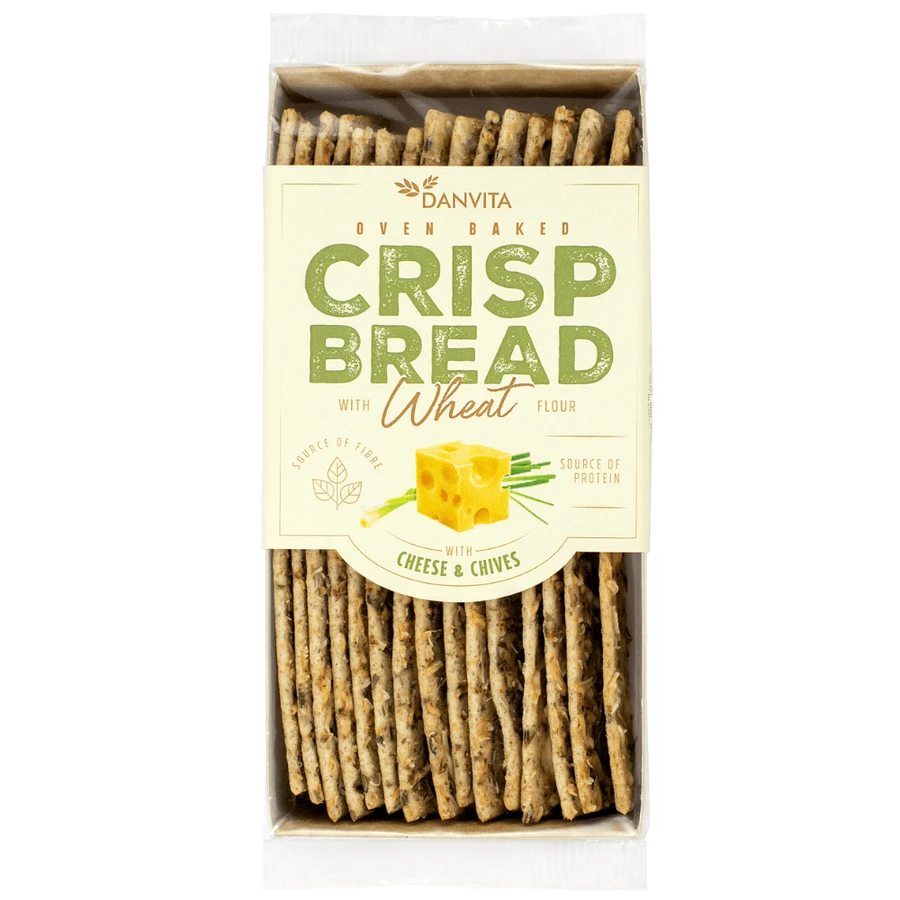 Krustenbrot mit Käse und Schnittlauch, 130 g, Danvita