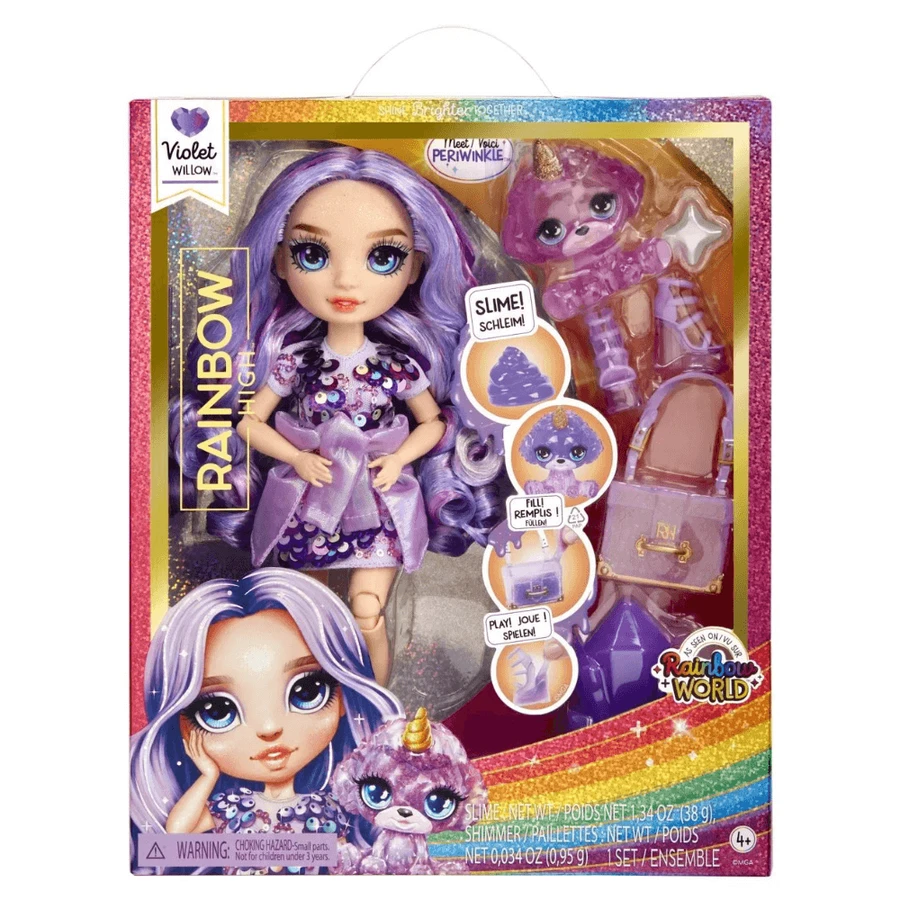 Violet Willow pop, +6 jaar, Rainbow High