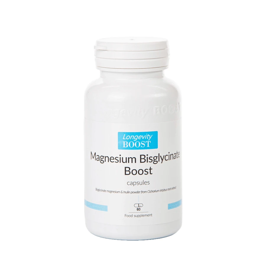 Magnésium Bisglycinate Boost, 60 gélules, Longevity Boost