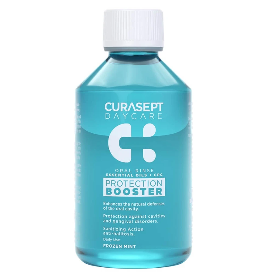 Mondwater Frozen Mint Daycare Protection Booster, 500 ml, Curasept