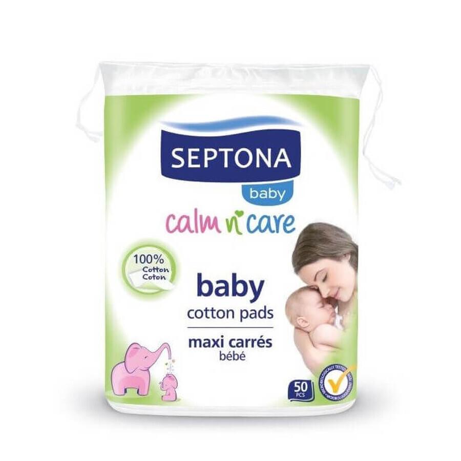 Baby wattenschijfjes Septona Baby, 50 stuks, Septona