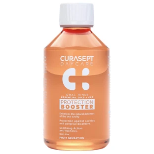 Enjuague bucal Fruit Sensation Daycare Protection Booster, 500 ml, Curasept
