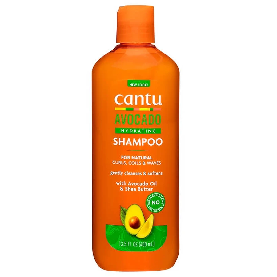 Moisturizing shampoo with avocado oil, 400 ml, Cantu