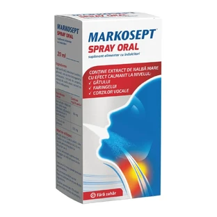 Markosept Spray bucal, 20 ml, Fiterman