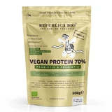 Organic vegan protein powder 70% with vanilla flavor, 500 g, Republia Bio