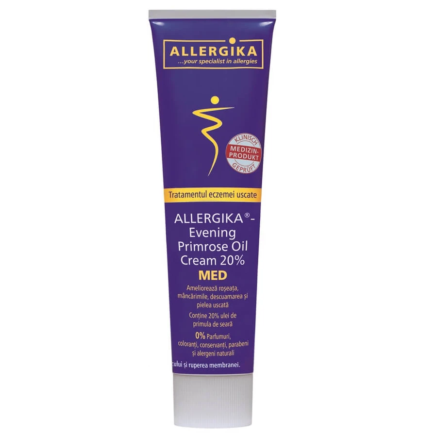 Crème voor de behandeling van nat eczeem Teunisbloemolie 20% Med, 100 ml, Allergika