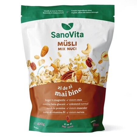 Musli con noci miste, 400 g, Sanovita