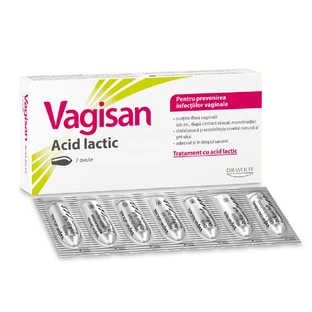 Vaginale capsules met melkzuur Vagisan, 7 stuks, Vagisan