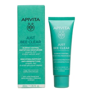 Just Bee Clear Anti-Acne matterende Crème, 40 ml, Apivita