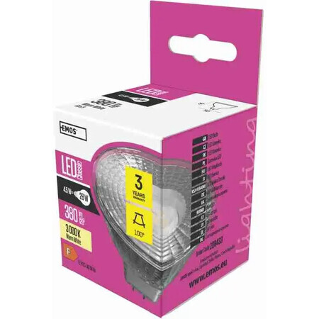 LED CLS MR16 CLS MR16 4,5W GU5.3 WW 1×1 pz, lampadina LED