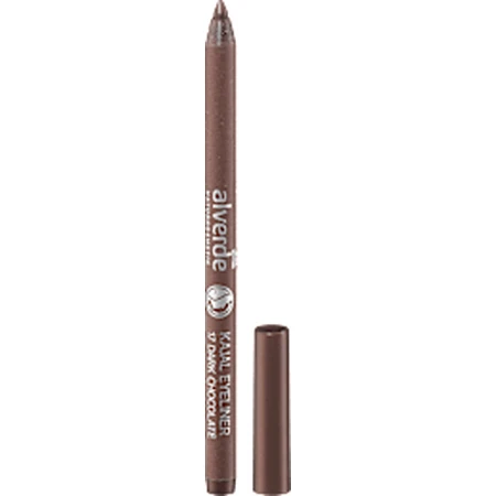 alverde NATURKOSMETIK Crayon Kajal pour les yeux n°17 Chocolat noir, 1.2 g