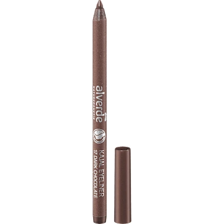 alverde NATURKOSMETIK Crayon Kajal pour les yeux n°17 Chocolat noir, 1.2 g