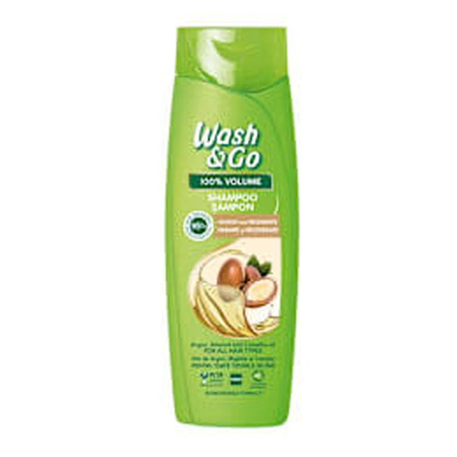 Wash&Go Nourishing shampoo with oils, 360 ml