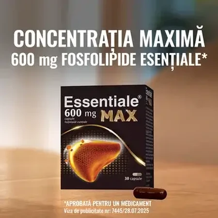 Essentiale MAX 600 mg, 2x30 capsules, Sanofi
