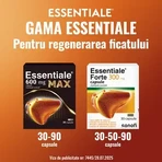 Essentiale MAX 600 mg, 2x30 capsules, Sanofi