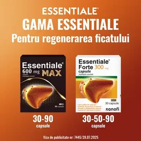Essentiale MAX 600 mg, 2x30 capsules, Sanofi