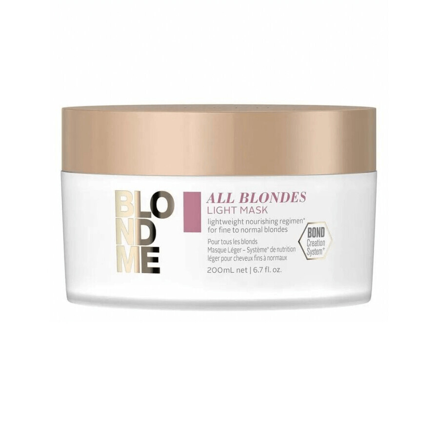 Light All Blonde BlondMe BlondMe Masque, 200 ml, Schwarzkopf Professional