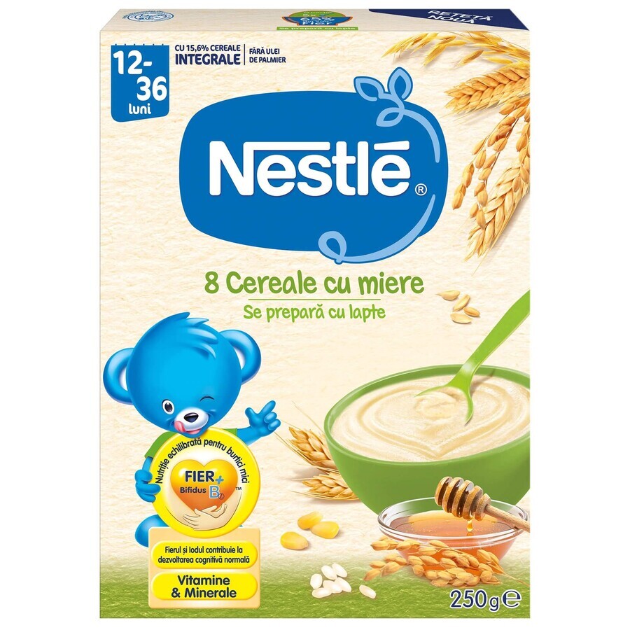 8 Müsli mit Honig, +12 Monate, 250g, Nestle