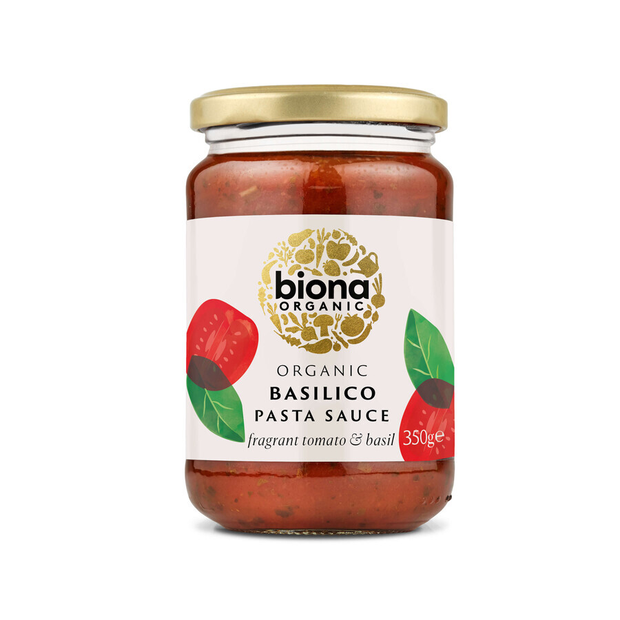 Bio Basilicum Basilico Saus met basilicum, 350 g, Biona