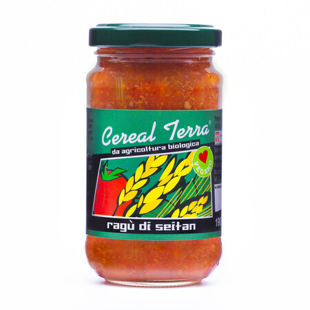 Salsa ragú bio con seitán, 190 g, Cereal Terra