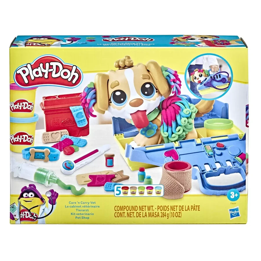 Tierärztliches Spielzeugset, +3 Jahre, Play Doh