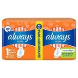 Always Duo Ultra Plus Absorberpackung, 20 Stück, Größe 1, P&G