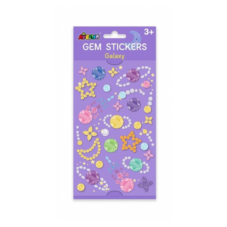 Stickers Glinsterende Stenen Melkweg, +3 jaar, Avenir