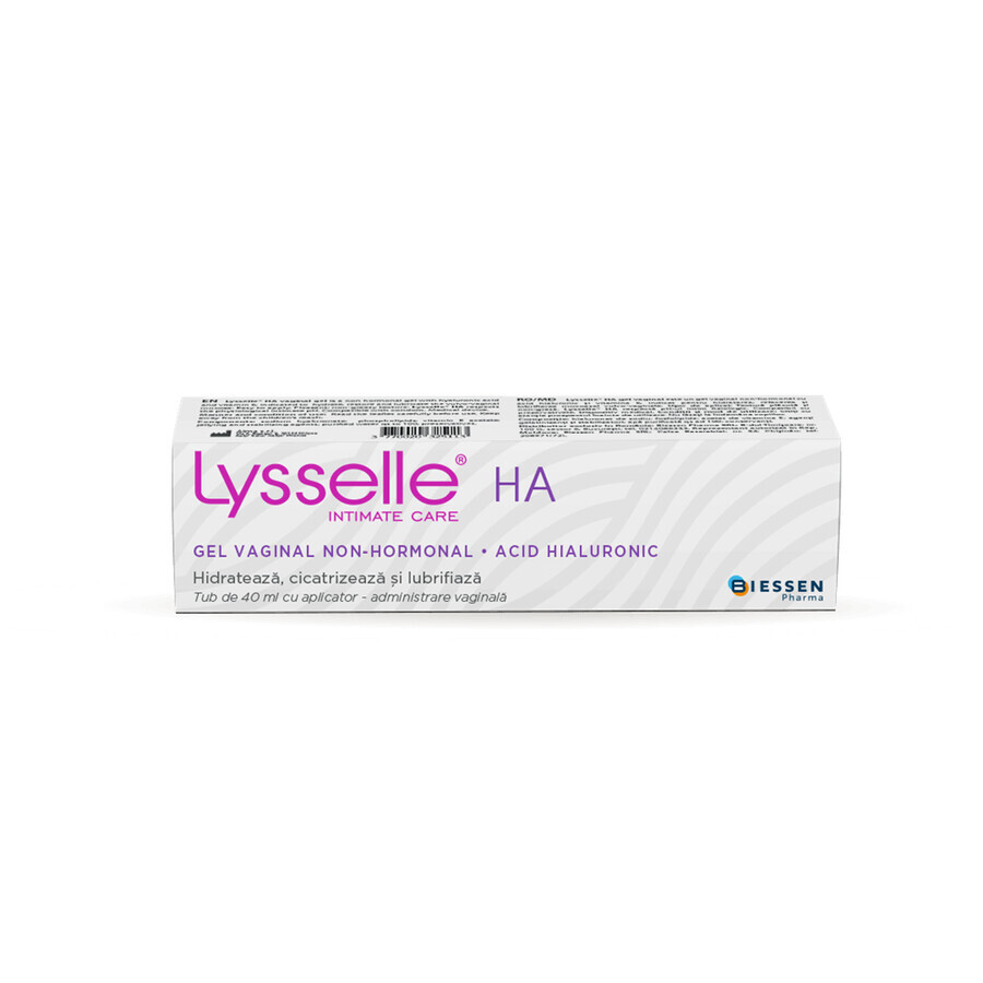 Lysselle niet-hormonale vaginale gel, 40 ml, Biessen Pharma