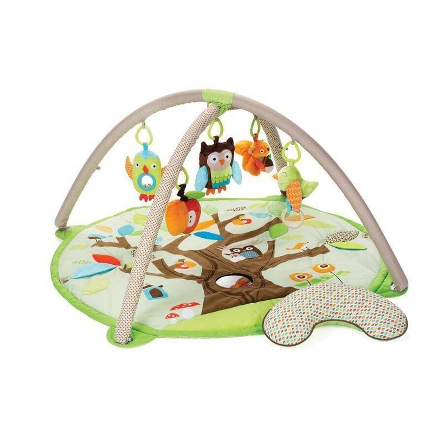 SKIP HOP Speeldeken 5 speelgoed, Treetop Friends kussen, groen-bruin 0 m+ 1×1 st, voor de allerkleinsten om mee te spelen