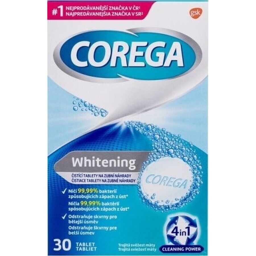 COREGA BIO Tabs 1x136 pcs, tablets for cleaning dentures