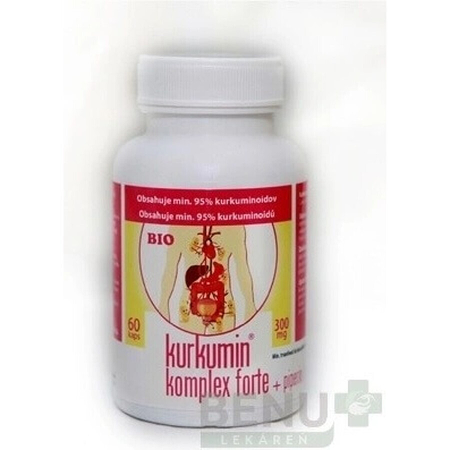 Curcumin complex forte 1×60 cps, supliment alimentar