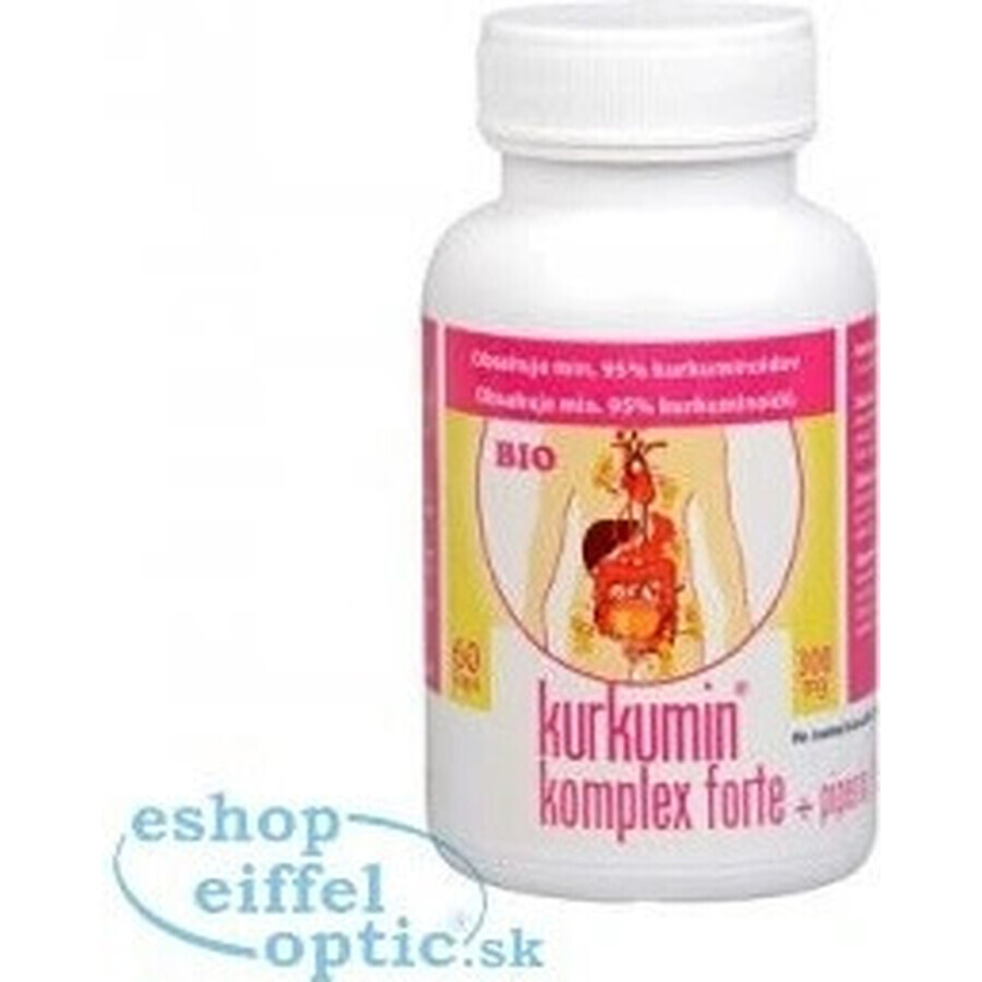 Curcumin complex forte 1×60 cps, supliment alimentar