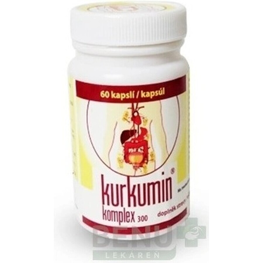 Curcumin complex forte 1×60 cps, supliment alimentar