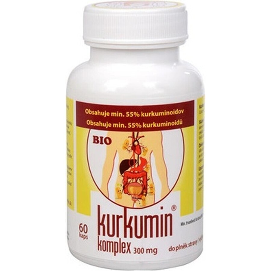 Curcumin complex forte 1×60 cps, supliment alimentar