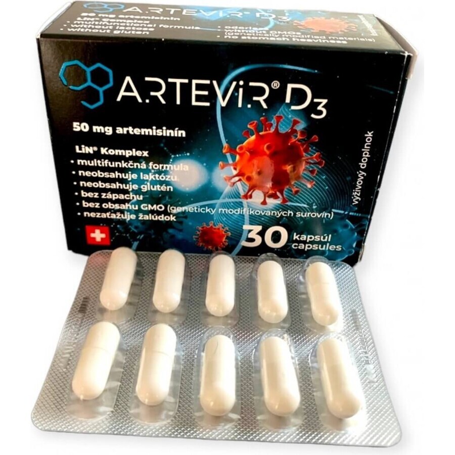 ARTEVIR D3 1×30 cps, contre covid 19