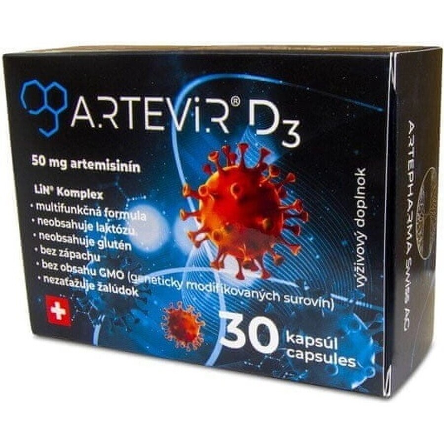 ARTEVIR D3 1×30 cps, contre covid 19