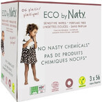 Eco by Naty Lingettes humides sans parfum pour peau sensible 1×168 pcs, lingettes humides