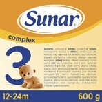 Sunar Complex 3 6×600 g, zuigelingenmelk, vanaf 12 maanden