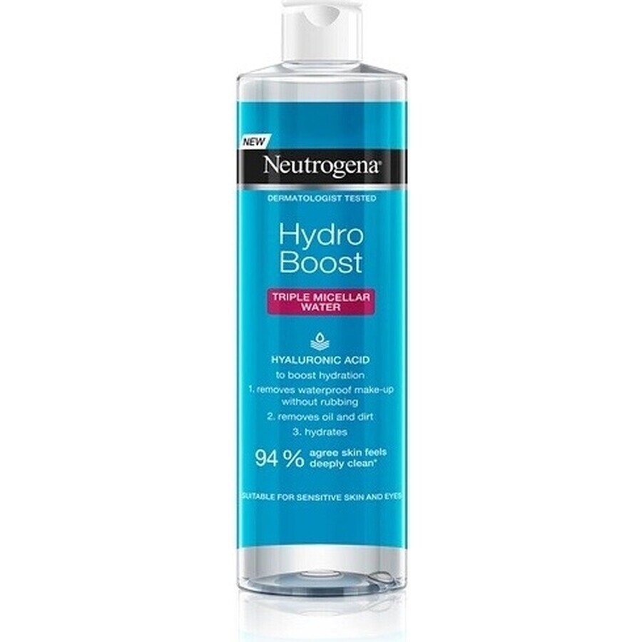 NEUTROGENA® Hydro Boost Acqua Micellare 3in1 1x400ml, acqua micellare