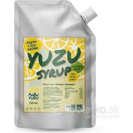 Sirop de yuzu, 750 ml 1×750ml 1×750ml, jus d'agrumes yuzu