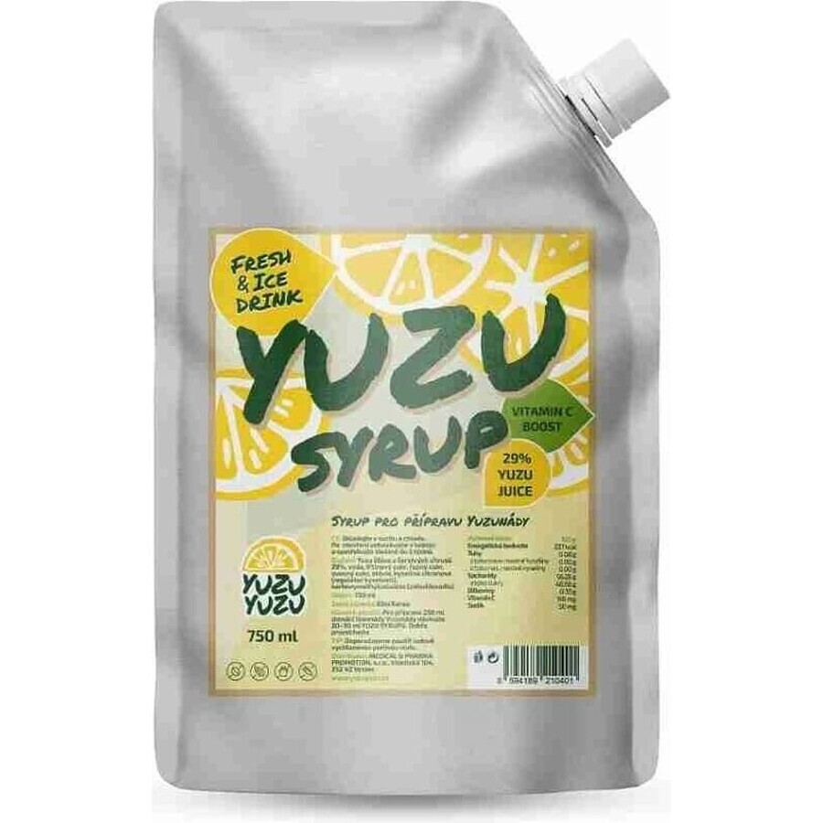 Sirop de yuzu, 750 ml 1×750ml 1×750ml, jus d'agrumes yuzu