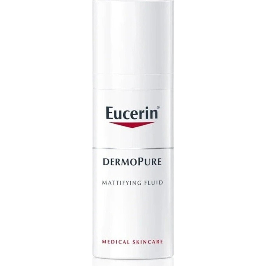 Eucerin DERMOPURE émulsion matifiante 1×50 ml, peau à problèmes