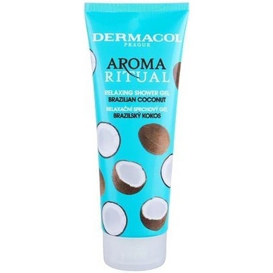 Dermacol Aroma Ritual Gel douche relaxant à la noix de coco brésilienne 1×250 ml à l'huile de coco