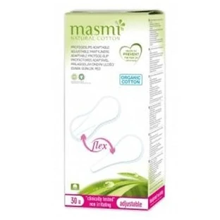 100% cotton daily thong flexi pads, 30 pieces, Masmi