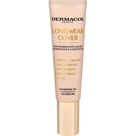 Dermacol Longwear Cover Make-up Bronze 1×30 ml, maquillage