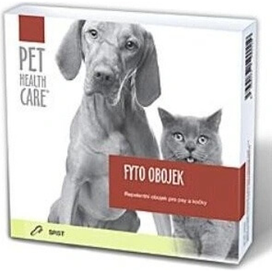 PET HEALTH CARE FYTO COLLAR FORTE 1×1 pc, afstotende halsband voor honden en katten